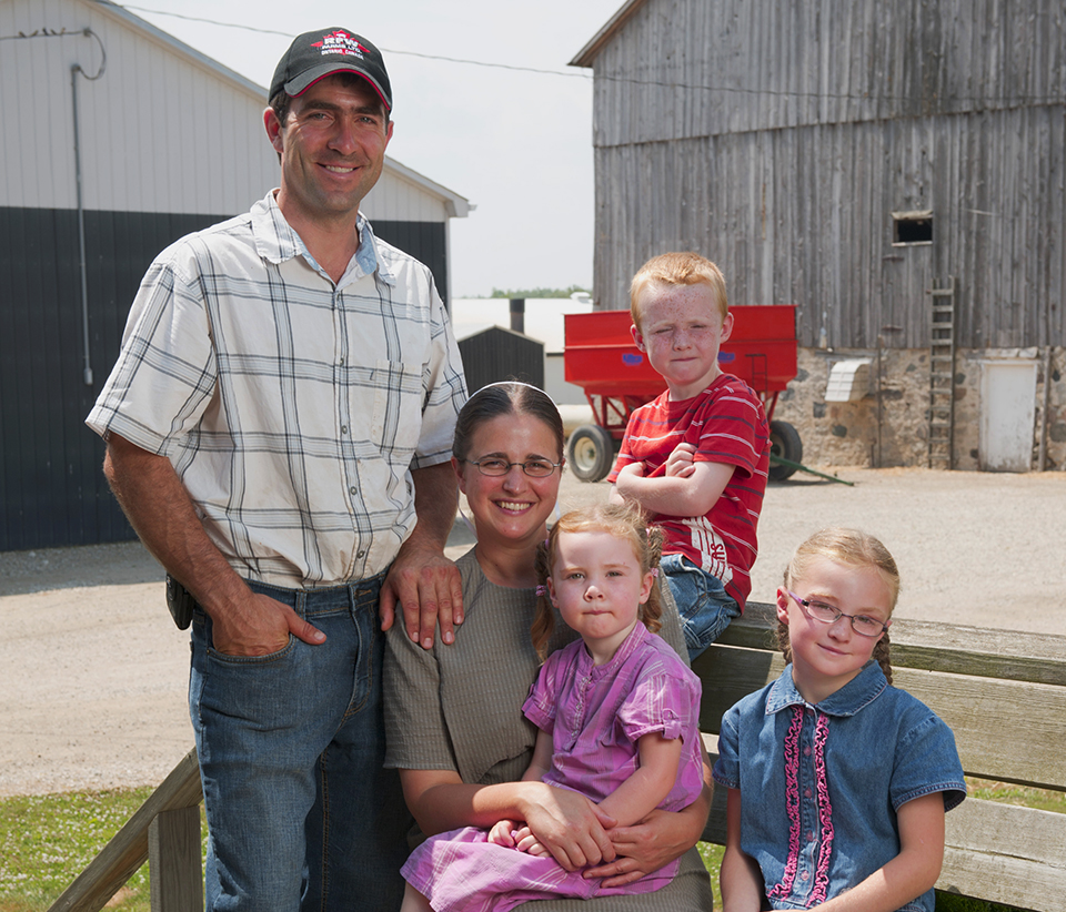 Dale and Louise Weber and their family