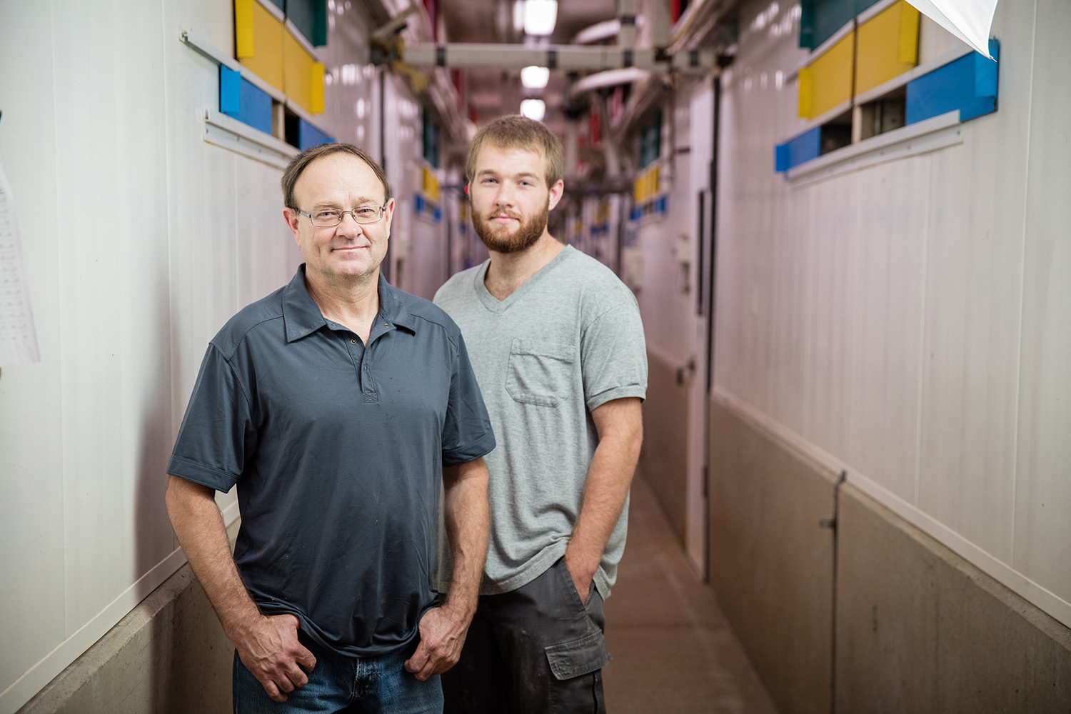 John Van Engelen and his son Mitchell